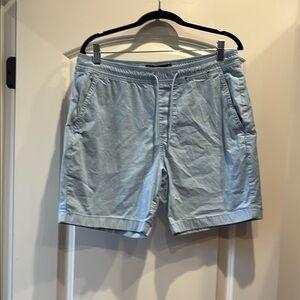 Hollister light blue drawstring shorts. Size L.